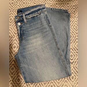 Lucky brand mid rise cropped wide leg pants. Size 00/24.